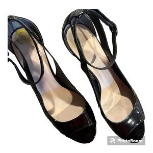 FRANCO SARTO Black Patent Heels